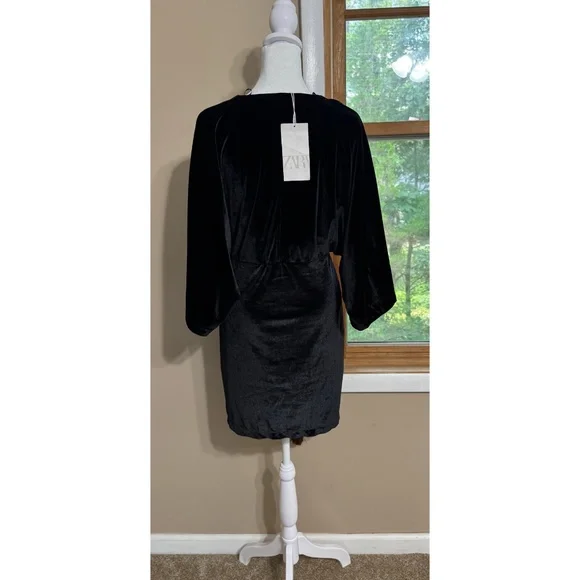 NWT zara velvet dress - Picture 8 of 9